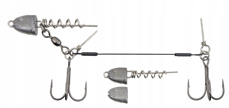 [273000024] SWIMBAIT SYSTEM DOBLE STINGER 2/0, 12 cm/27kg EXC