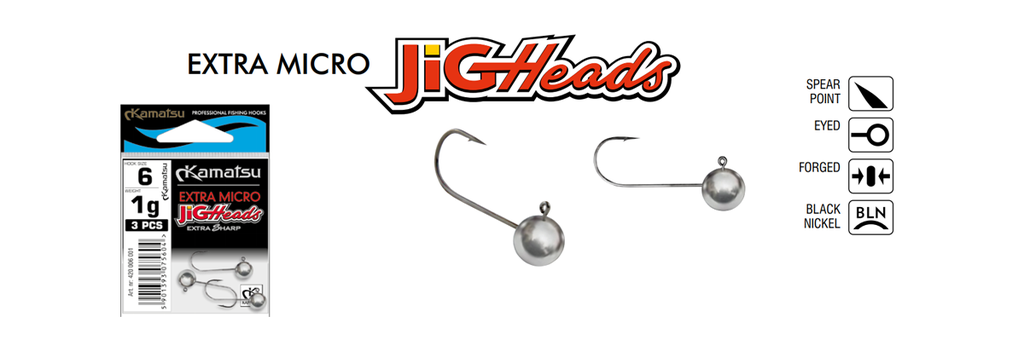 JIGHEAD EXTRA MICRO 4-4G OPP.25PCS.