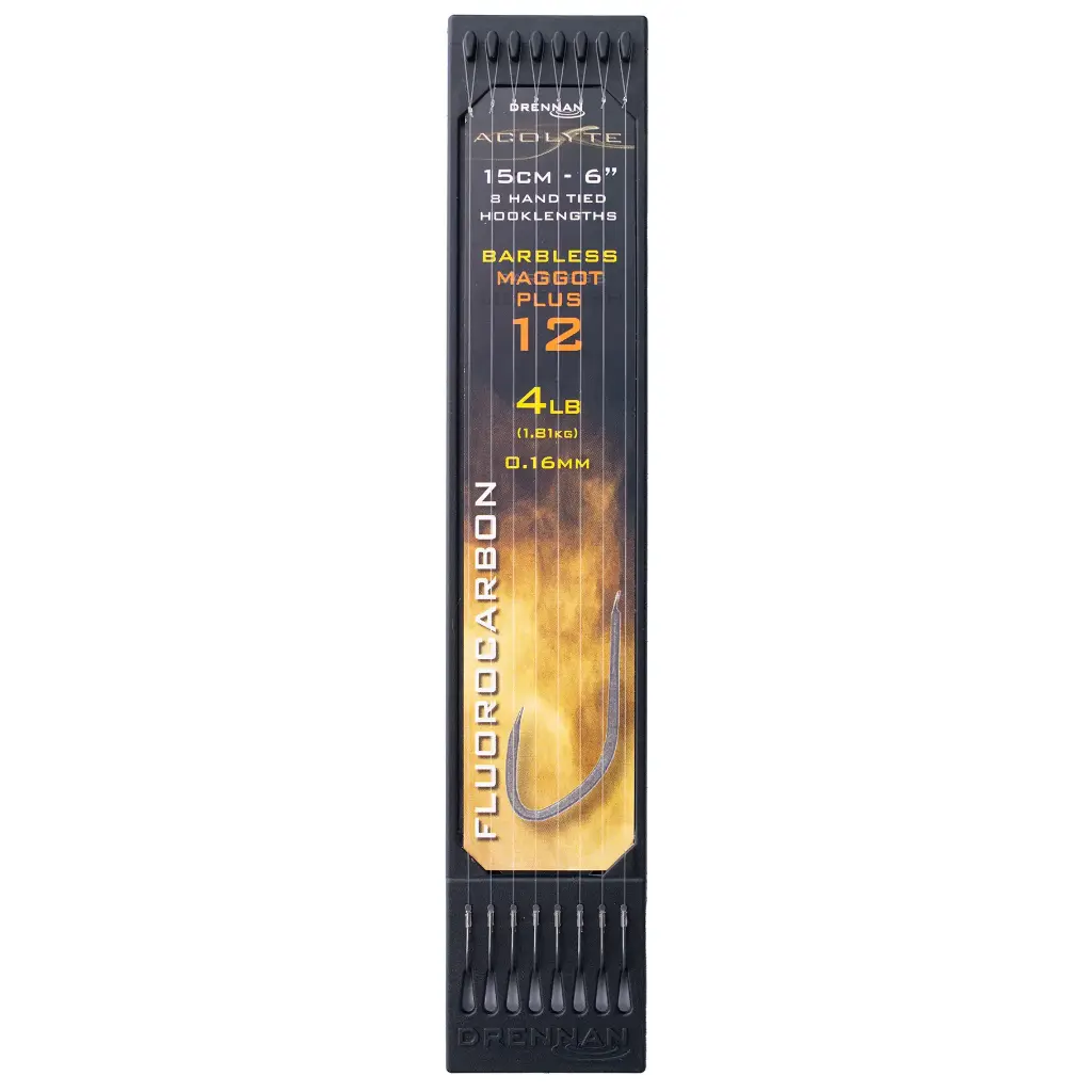 [HNAB01] ANZUELO DRENNAN Acolyte Maggot Plus - 6" ANZUELO Plate System (12)
