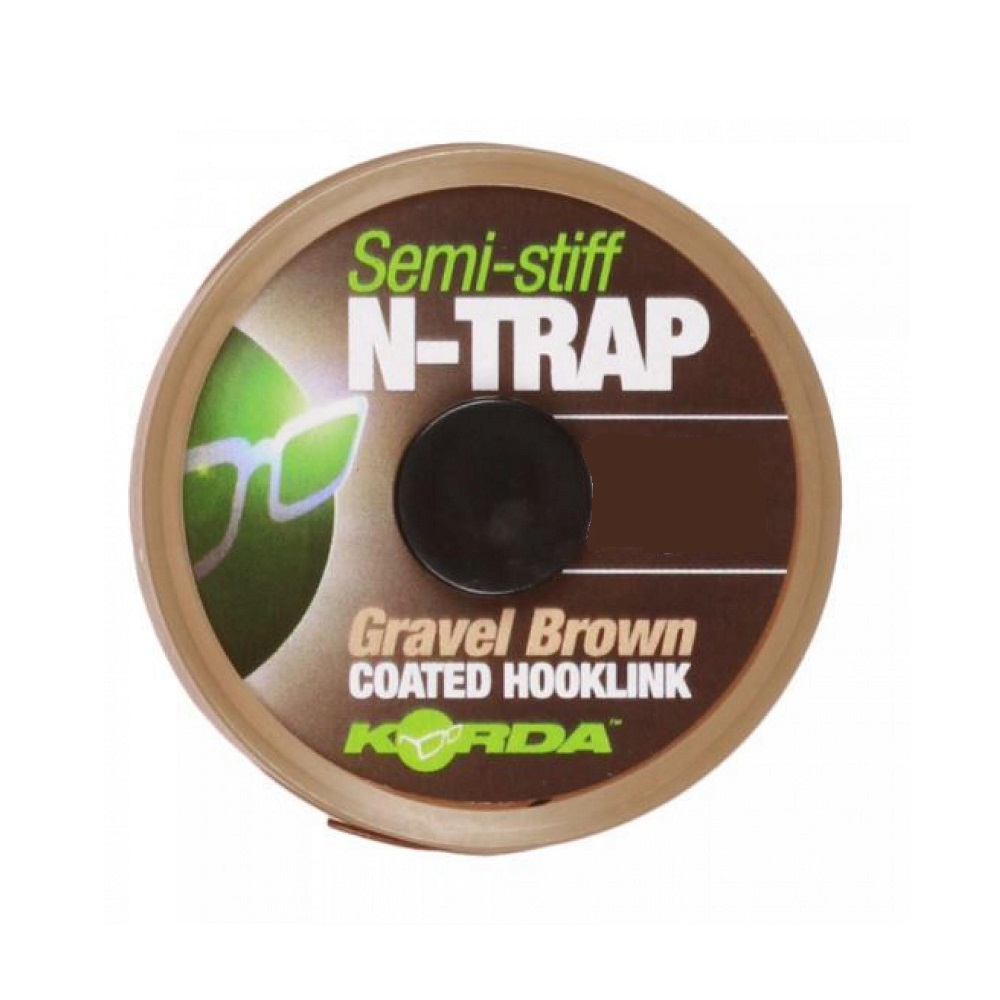 KORDA N-TRAP SEMI STIFF GRAVEL BROWN 20Lb 20m KNT14