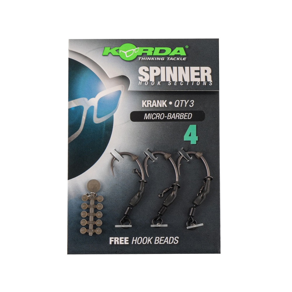 KORDA SPINNER ANZUELO SECTIONS KRANK TAMAÑO 4 KCR126