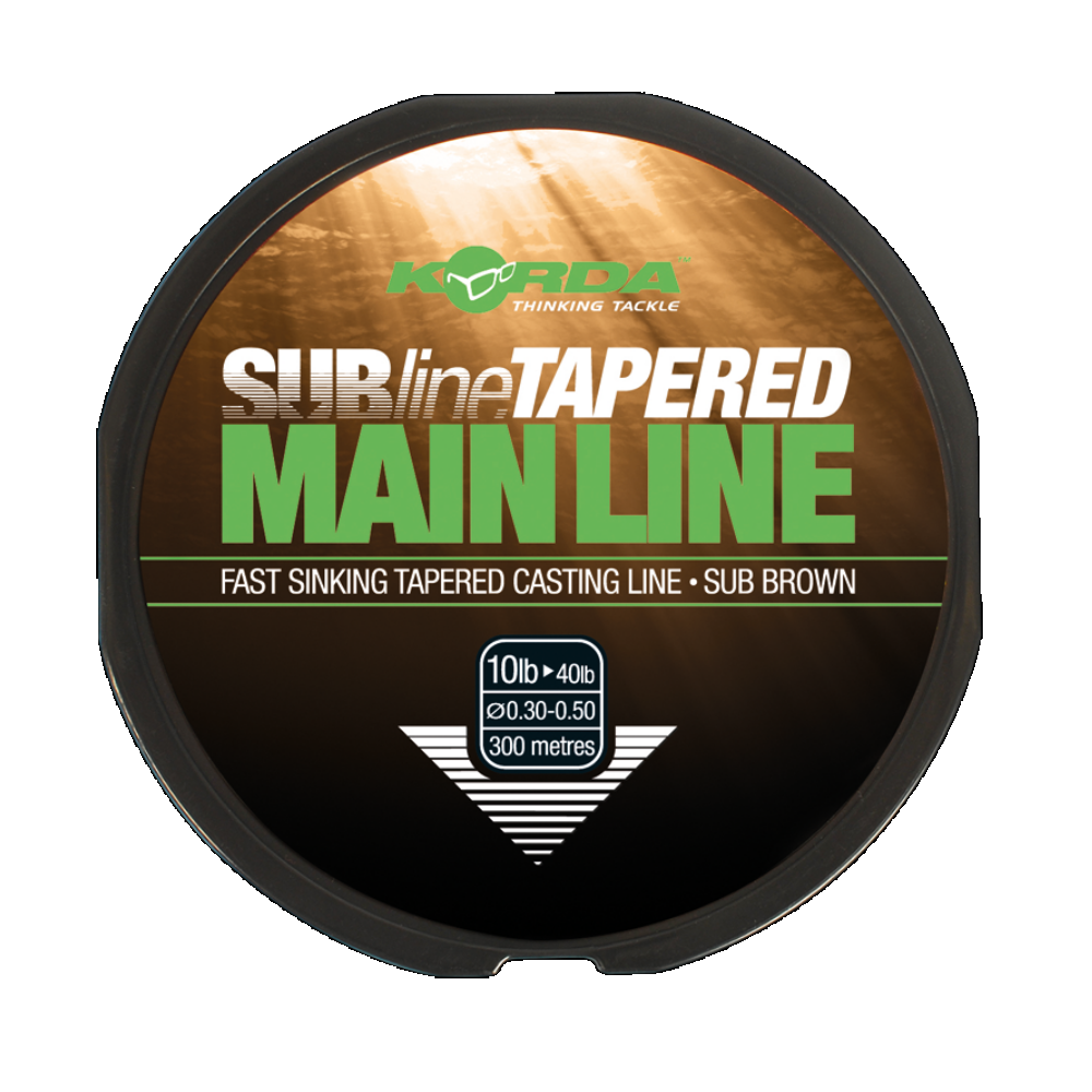 KORDA SUBLINE TAPERED MAINLINE BROWM 0,30-0,50mm KTM30