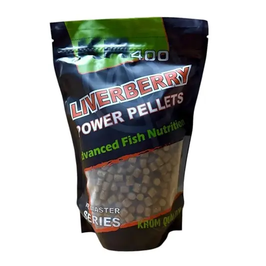 KROM QUALITY KR300 POWER PELLETS LIVERBERRY 8MM 800G KQPP0202