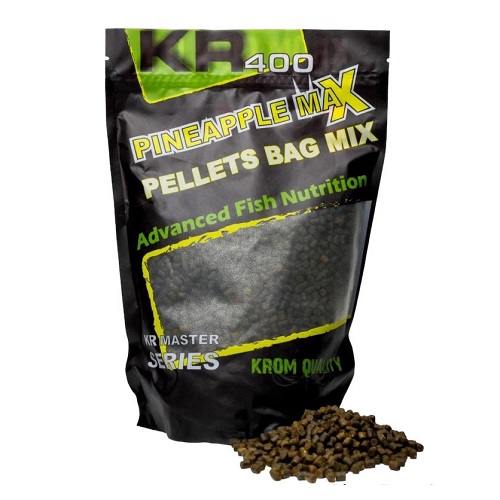[KRB000304] KROM QUALITY KR400 PELLETS BAG MIX PINEAPPLE MAX 4.5MM 800G KQPBM0204