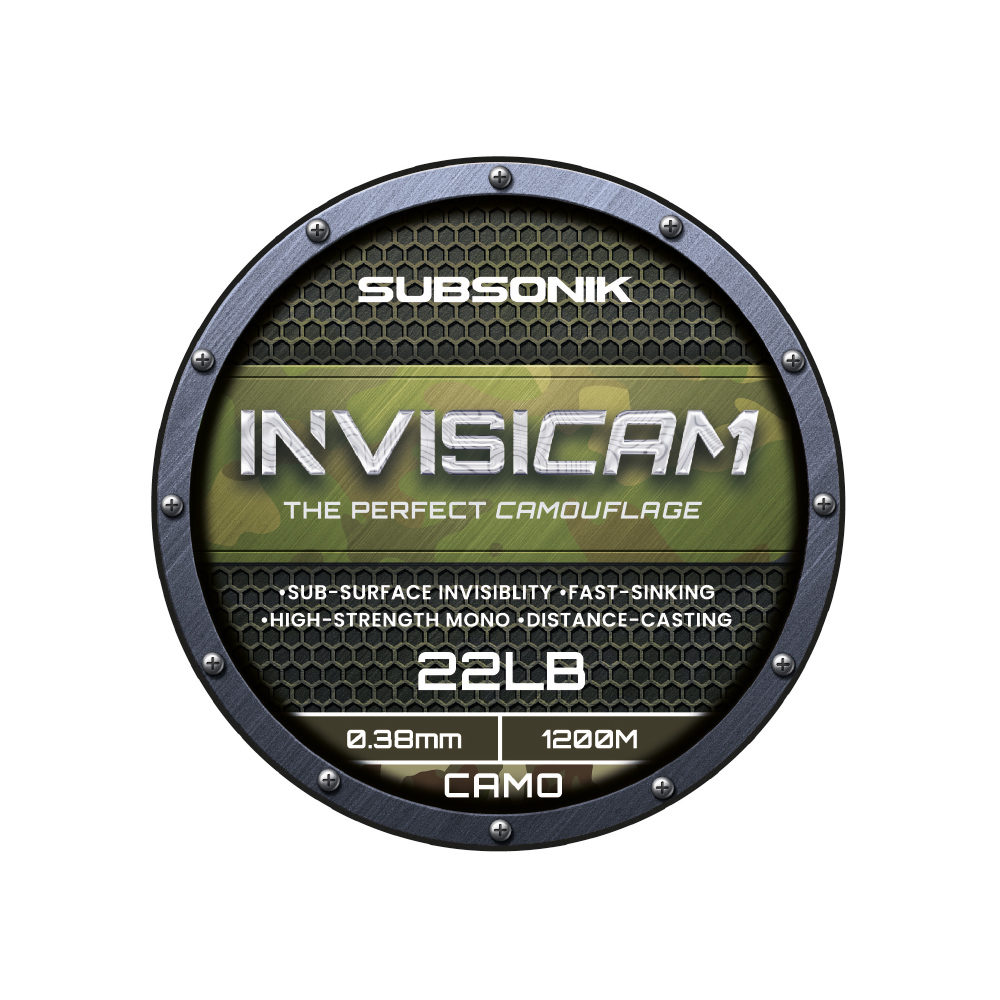 SONIK SUBSONIK INVISICAM 22LB 1200M (0.38mm)