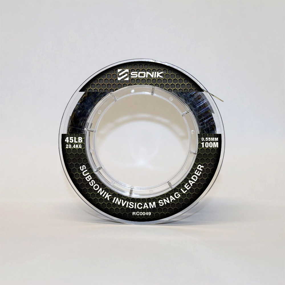 SONIK SUBSONIK INVISICAM SNAG LEADER 45LB 100M (0.55mm)