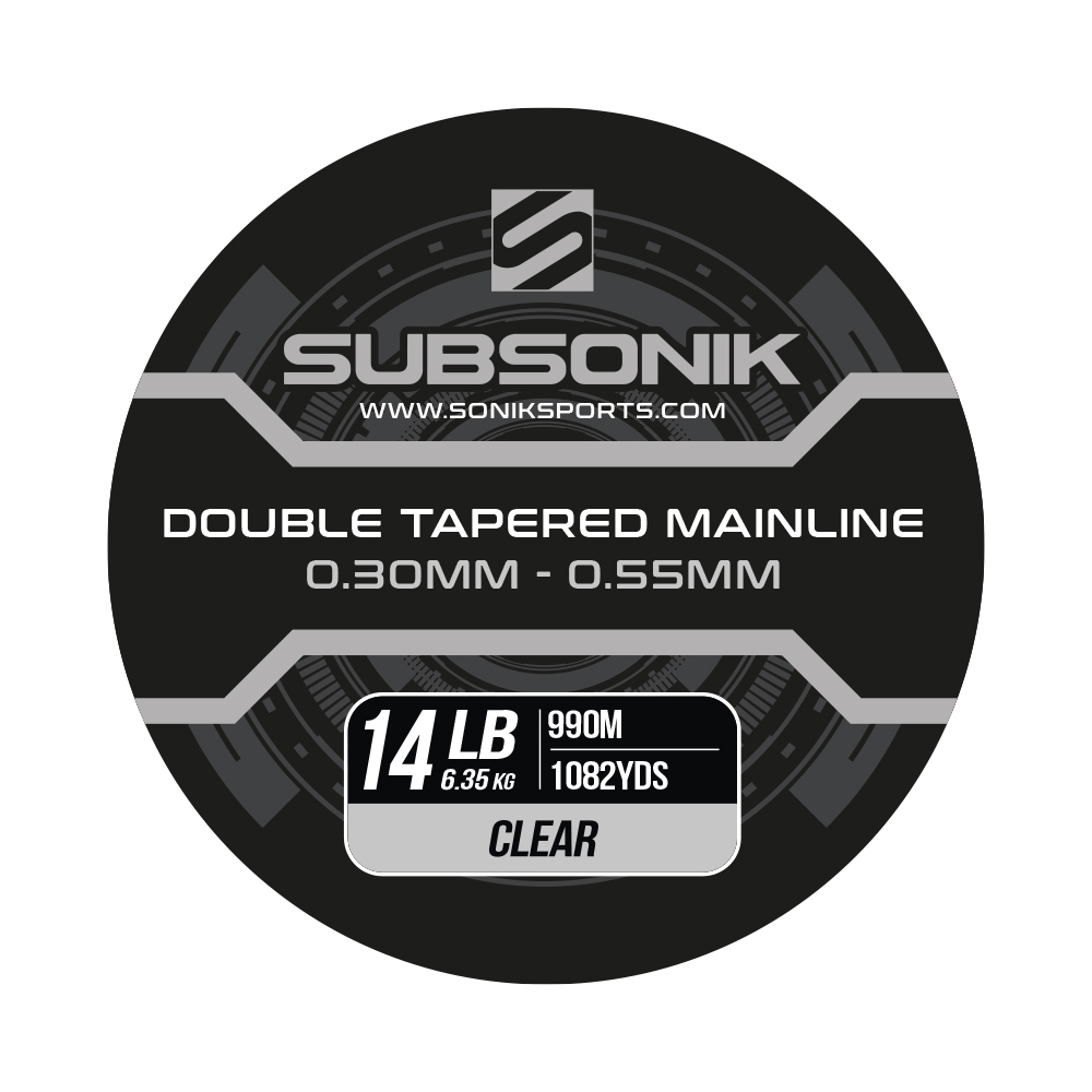SONIK SUBSONIK DOBLE TAPERED MAIN LINE CLEAR 14LB 990M