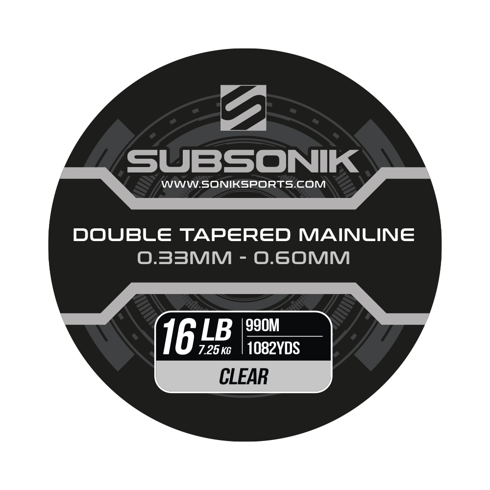 SONIK SUBSONIK DOBLE TAPERED MAIN LINE CLEAR 16LB 990M