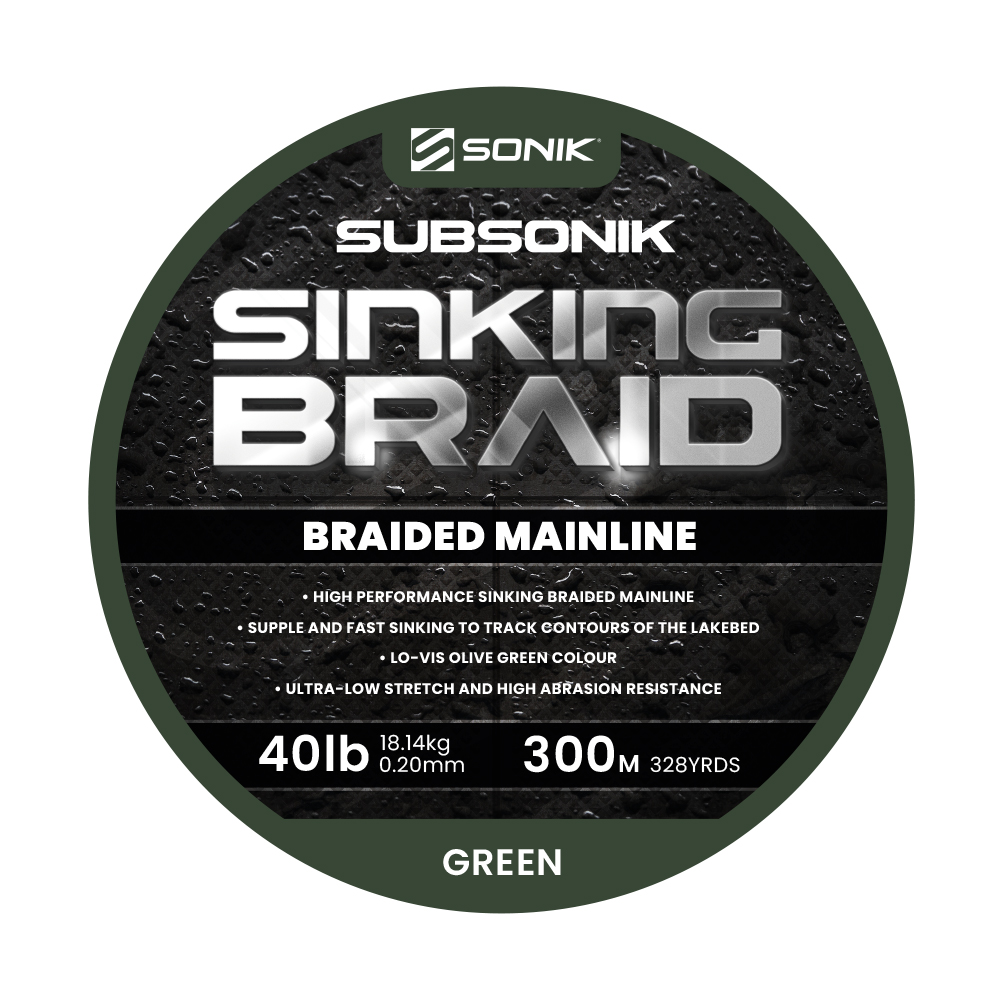 SONIK SUBSONIK SINKING BRAID 40LB 300M (0.20)