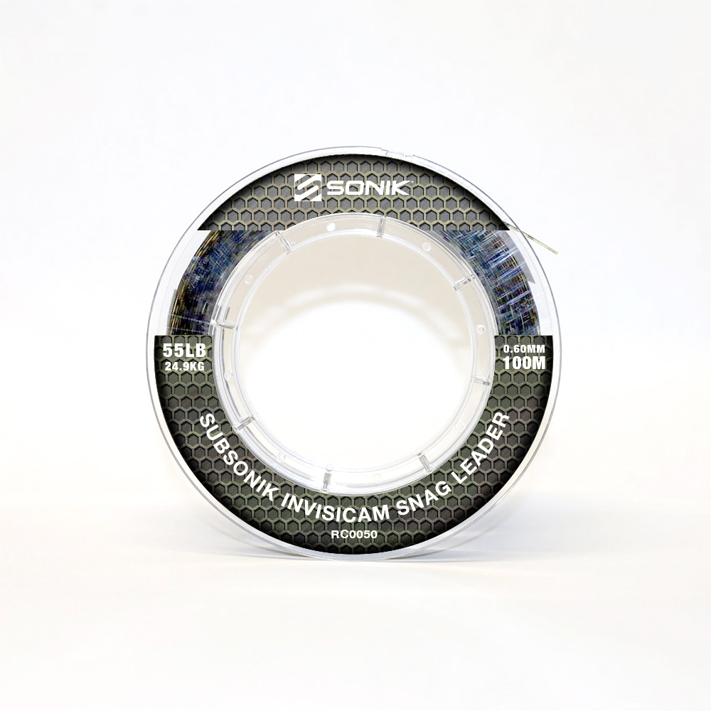 SONIK SUBSONIK INVISICAM SNAG LEADER 55LB 100M (0.60mm)