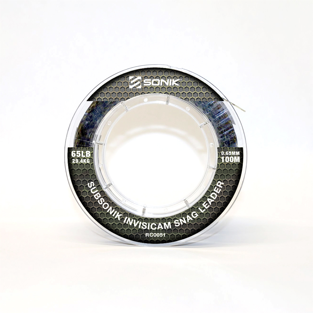 SONIK SUBSONIK INVISICAM SNAG LEADER 65LB 100M (0.65mm)