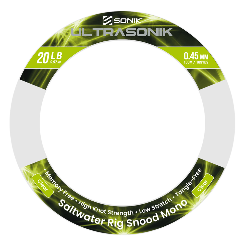 SONIK ULTRASONIK SNOOD 20LB 100m 0.45mm