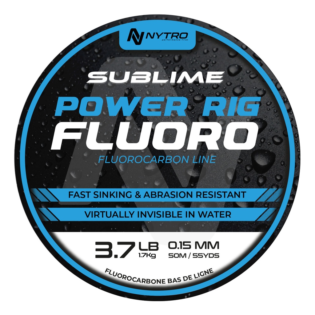 NYTRO SUBLIME POWER RIG FLUORO 50M 0,15MM