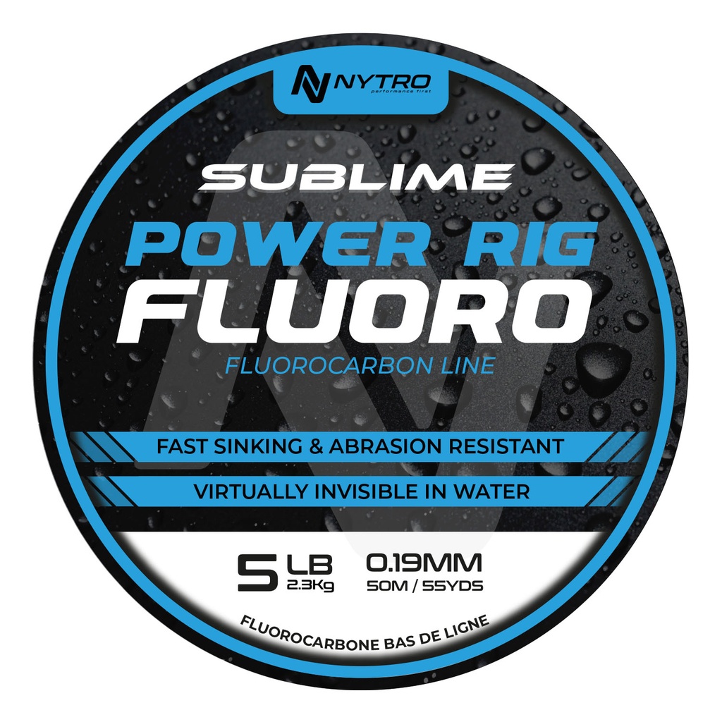 NYTRO SUBLIME POWER RIG FLUORO 50M 0,19MM