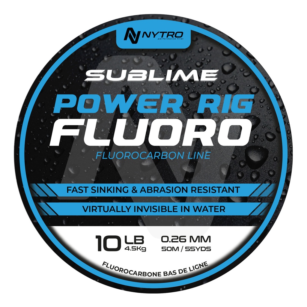 NYTRO SUBLIME POWER RIG FLUORO 50M 0,26MM