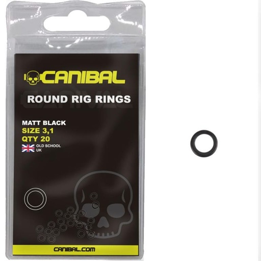 [CN23AC03] Canibal Round Rig Rings,  20 UND  