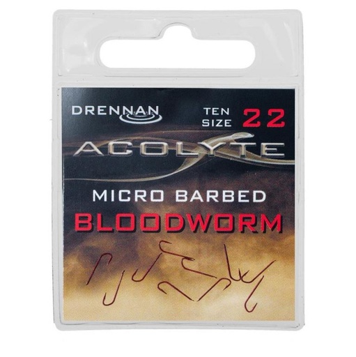 [HSA0922] ANZUELO DRENNAN Acolyte Bloodworm Size 22