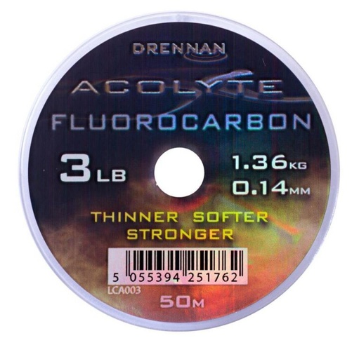[LCA003] Hilo Drennan Acolyte Fluorocarbon 3lb 0.14