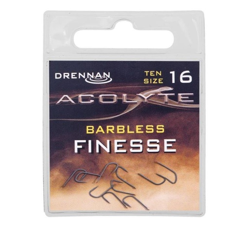 [HSA0216] ANZUELO DRENNAN Acolyte PTFE Finesse Sin muerte 16