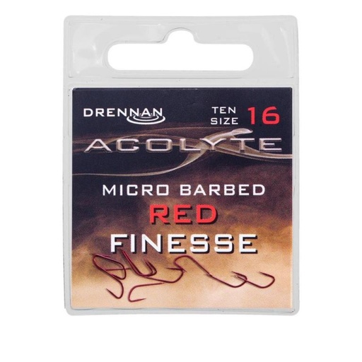 ANZUELO DRENNAN Acolyte PTFE Red Finesse 16  