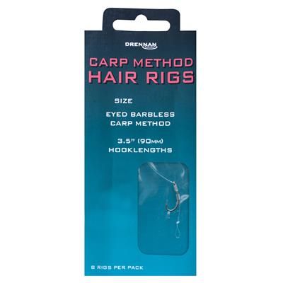 [HNHCMT018] ANZUELO DRENNAN Carp Method Hair Rigs 18 to 6 