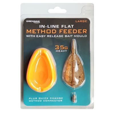 [TFFFBL35] Feeder drennan Flat  & Con molde Large 35g