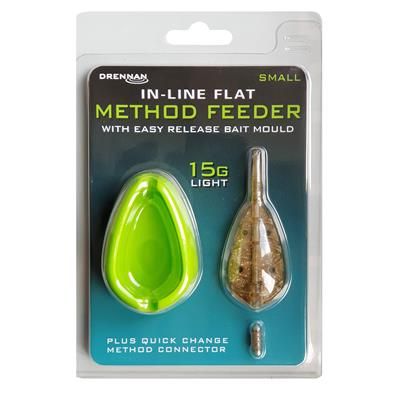 [TFFFBS15] Feeder drennan Flat  & Con molde Small 15g