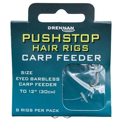 [HNQCFD016] ANZUELO DRENNAN Pushstop H'Rig Carp Feeder 16