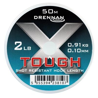 [LCXT010] DRENNAN X-Tough Hilo para bajos 2lb 0.10mm