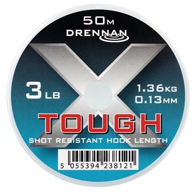 [LCXT013] DRENNAN X-Tough Hilo para bajos 3lb 0.13mm