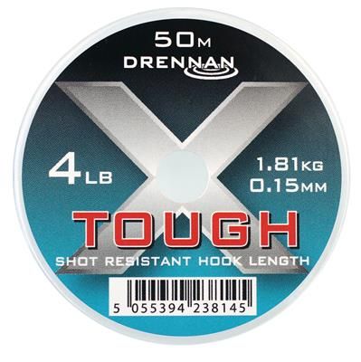 [LCXT015] DRENNAN X-Tough Hilo para bajos 4lb 0.15mm