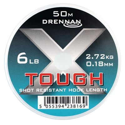 [LCXT018] DRENNAN X-Tough Hilo para bajos 6lb 0.18mm