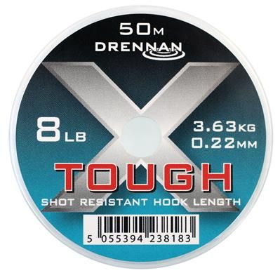 [LCXT022] DRENNAN X-Tough Hilo para bajos 8lb 0.22mm