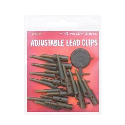[ETALCL009WG] ESP Adj LeadClip-WeedyGreen