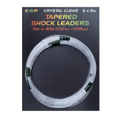 [ELTSL15401] HILO ESP Tapered Shock Leader Clear
