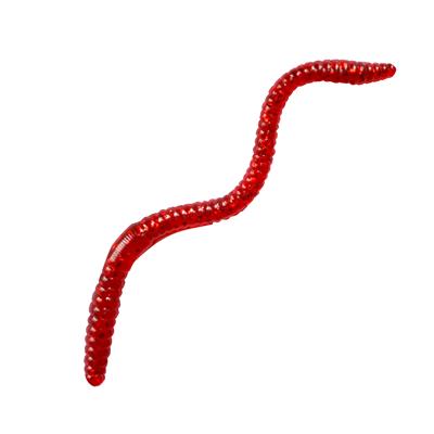 [TPELLW125BR]  E-SOX LOBWORMS , 12.5CM , BLOOD RED 