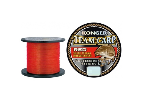 [265001028] TEAM CARP COLOR RED 0.28mm/1000m
