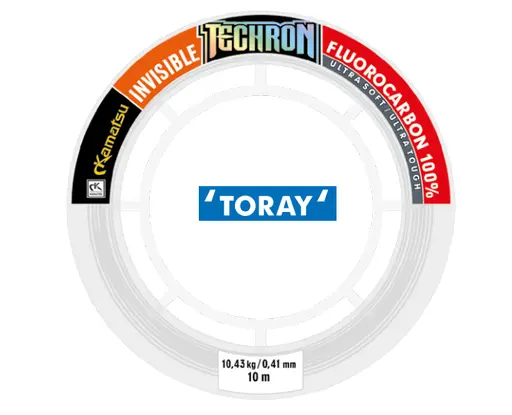 [296020102] KAMATSU TECHRON FLUOROCARBON INVISIBLE 1.02MM/10M