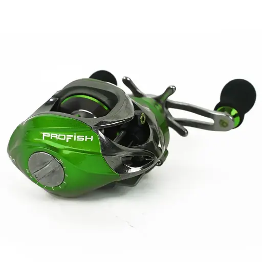 [DT9708] Traxis Baitcaster CARRETE LH  Green