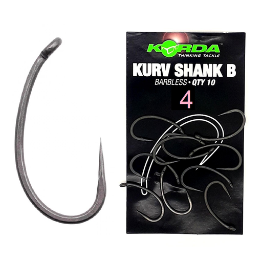[KKSB4] ANZUELO KORDA KURV SHANK B Nº 4 KKSB4