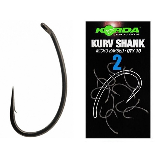 [KKS2] ANZUELO KORDA KURV SHANK Nº 2 KKS2