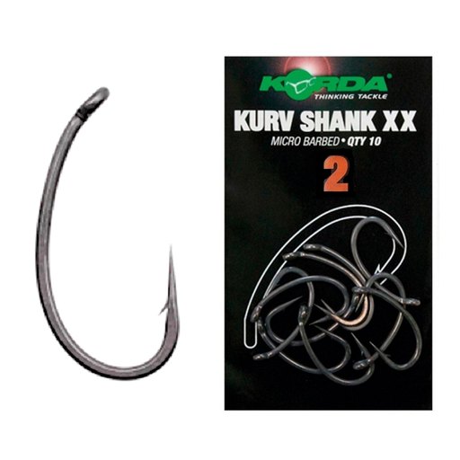 [KKSXX2] ANZUELO KORDA KURV SHANK XX Nº 2 KKSXX2