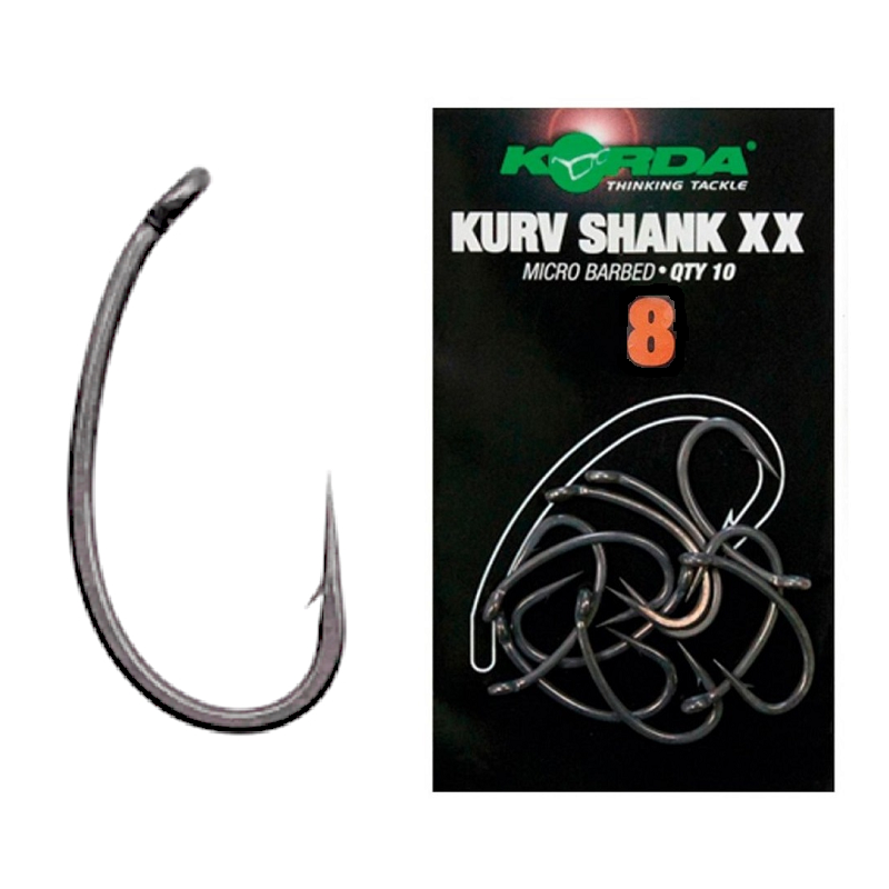 ANZUELO KORDA KURV SHANK XX Nº 8 KKSXX8