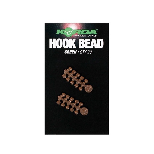 [KHB] KORDA ANZUELO BEAD MEDIUM GREEN QTY20 KHB