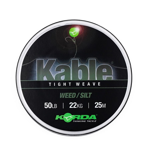[KAB004] KORDA KABLE TIGHT WEAVE WEED-SILT 50LB 22KG 25M KAB004