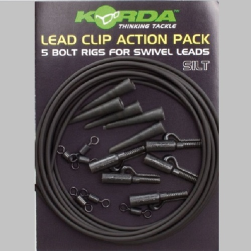 [KLCAPS] KORDA LEAD CLIP ACTION PACK SILT KLCAPS