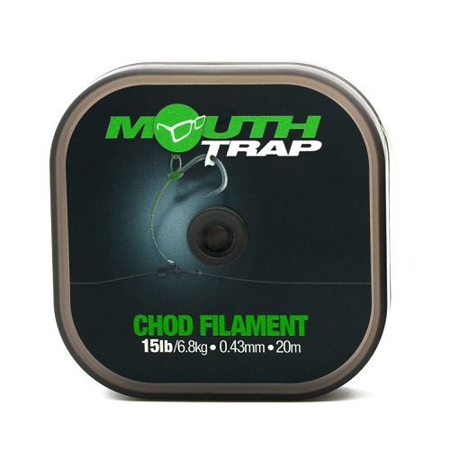 [KMT15] KORDA MOUTH TRAP CHOD FILAMENT 15LB 6.8KG 0.43MM 20M KMT15