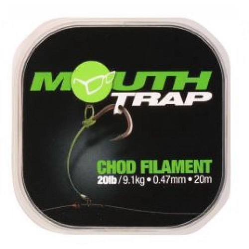 [KMT20] KORDA MOUTH TRAP CHOD FILAMENT 20LB 9.1KG 0.47MM 20M KMT20