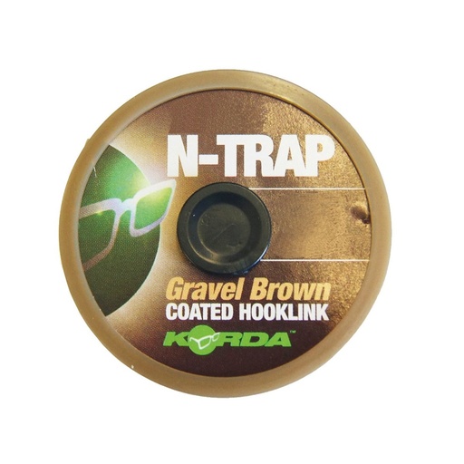 [KNT11] KORDA N-TRAP SOFT GRAVEL BROWN 20Lb 20m