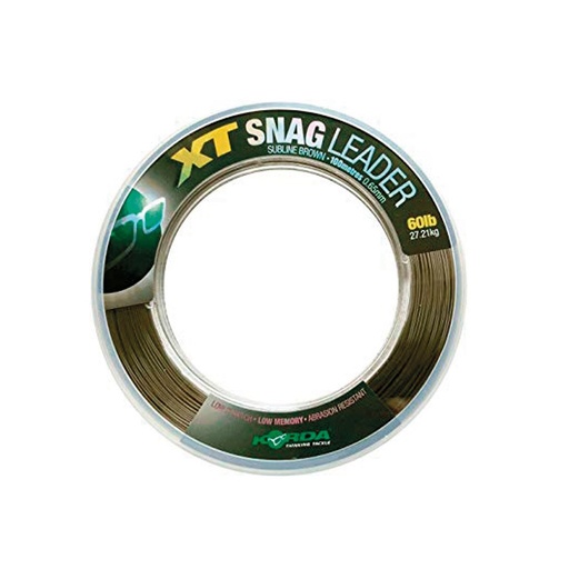 [SNAG60] KORDA XT SNAG LEADER 60 LB BROWN SNAG60